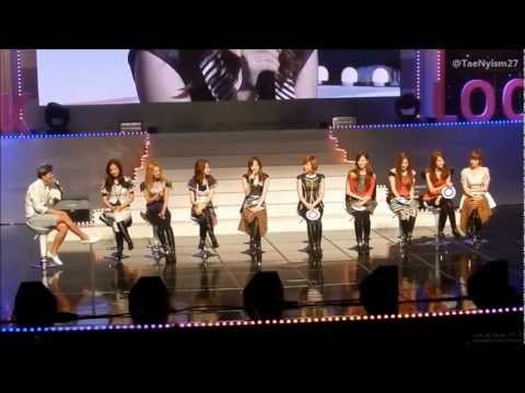 [ENG SUB] 120901 SNSD TALK (1/4) @ YAKULT LOOK CONCERT