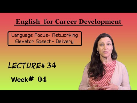 English for Career Development l Lecture 34