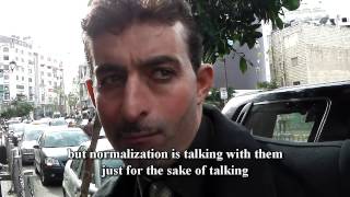 Palestinians: Do you agree with anti-normalization?