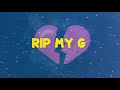 Usain Bolt - RIP My G (Lyric Video) [Feat. NJ]