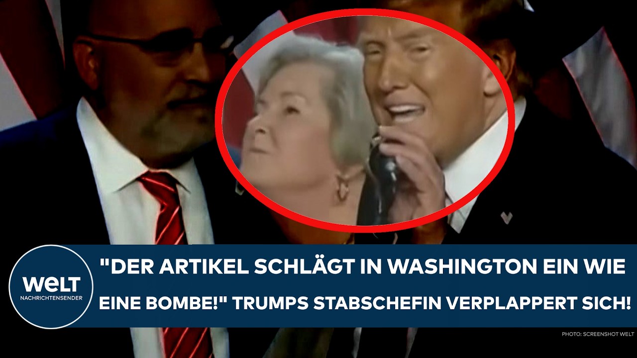 USA: "Der Vanity-Fair-Artikel schlägt in Washington ein wie eine Bombe!" Eklat um Trump-Vertraute!