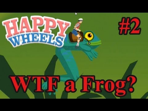 Happy Wheels - WTF a Frog? - #2 - With Facecam