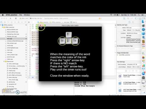 Final Project Demo - Color Match (C++, SFML) Johnson Wei