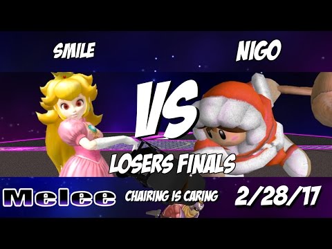 Chairing is Caring 2/28/17 - Smile (Peach) vs. Nigo (Ice Climbers) - SSBM Losers Finals