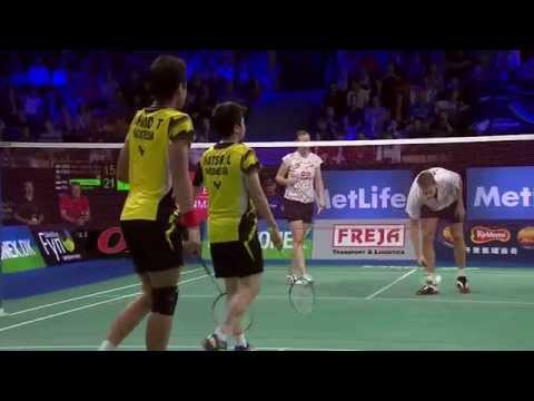 2014 YONEX DENMARK OPEN - QF XD | M Pieler Kolding/K Rytter Juhl (DEN) VS T Ahmad/L Natsir [4] (INA)