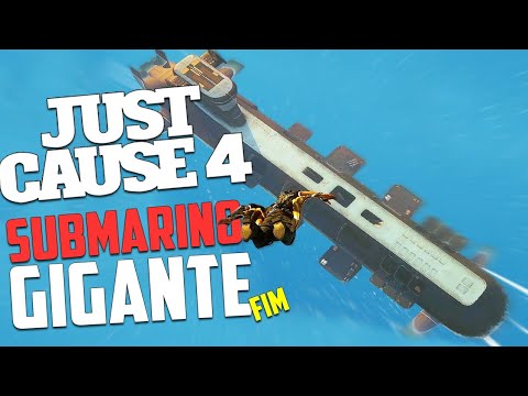 Just Cause 4 mas fazendo uma Baguncinha no Submarino