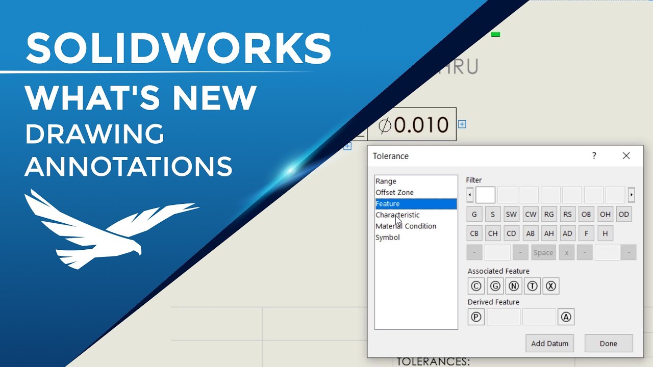 What's New SOLIDWORKS 2022 - Drawing Annotations