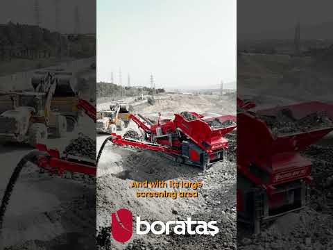 Boratas Scalping Screen | Scalper | grizzly grids, finger bars, hexagonal perforated panels #boratas