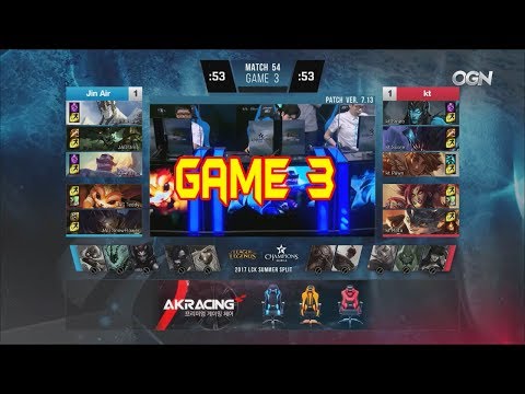 [LCK Summer 2017 Week 6 - Day 2] KT vs JAG Highlights game 3