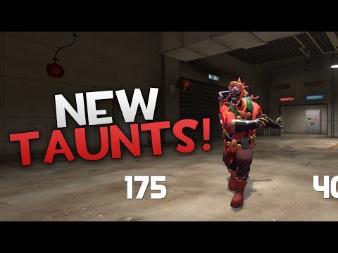 [TF2] ALL 6 NEW SMISSMAS 2017 TAUNTS!