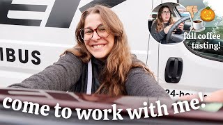 Trying a New Fall Coffee...FAIL!! + come to work with me!