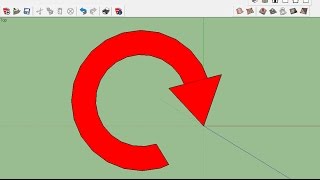 Sketchup Tutorial #18 - Rotate with Angle