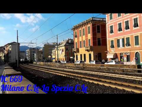 IC 669 Milano C.Le-La Spezia C.le in viaggio tra Lavagna e Sestri L.