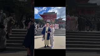 日本旅行🇯🇵✈️京都編👘🍵🍂#shorts #japan #kyoto #国際カップル