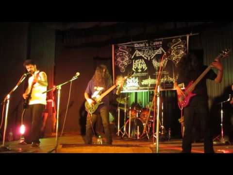 Nepalese Death Metal band UgraKarma - Bestial Aggression Live at Devil's Coven, Calcutta