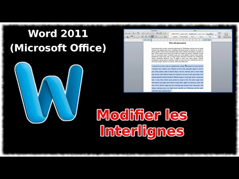 comment modifier l'interligne sur word