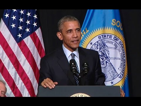 The President Speaks to the Lake Area Tech Class of 2015