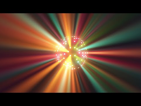 Colorful Big Disco Ball - 3 Hour Vj loop Animation, Wacky wizards disco ball