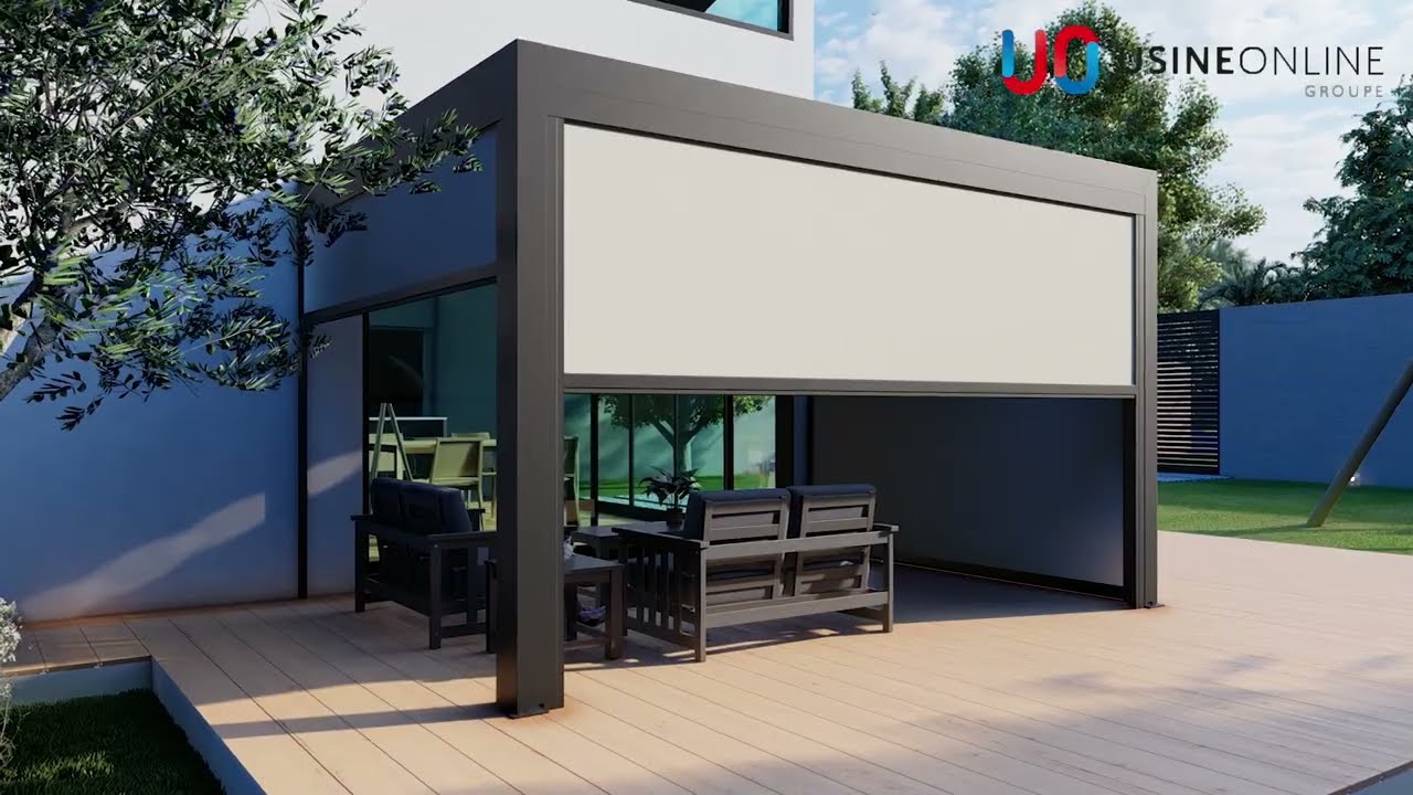 Store Verticaux pour Pergola USINE-ONLINE