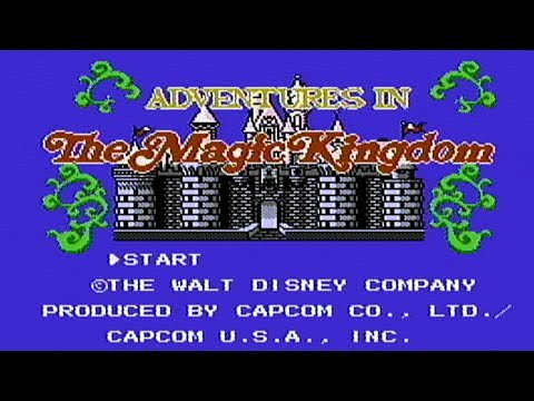 Disney's Adventures in The Magic Kingdom (Acclaim, 1990) - NES Gameplay