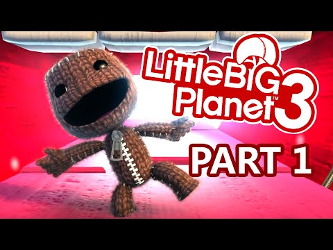 LittleBigPlanet 3 - 100% Walkthrough Part 1 - Needlepoint Peaks - LBP3 PS4 | EpicLBPTime