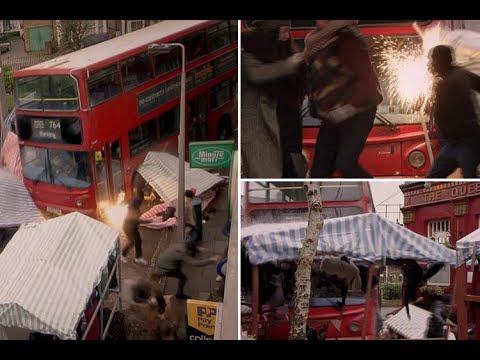 EastEnders - The Bus Crashes Into The Market (23rd January 2017)