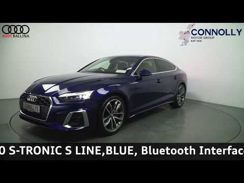 CMG AUDI BALLINA NEW A5 BLUE SB 35 TDI 150 S TRONIC S LINE,BLUE