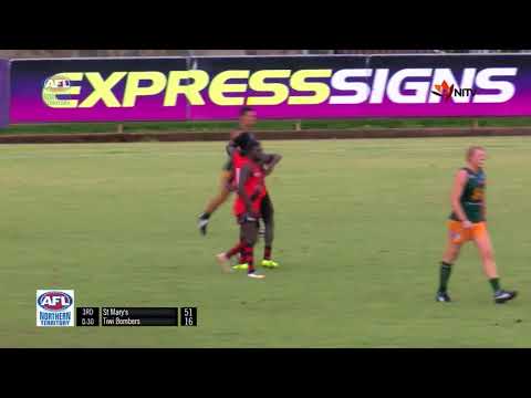 2017/18 NTFL Finals Fever - Jack Munkara Smashes Home two Goals - (Tiwi Bombers Football Club)