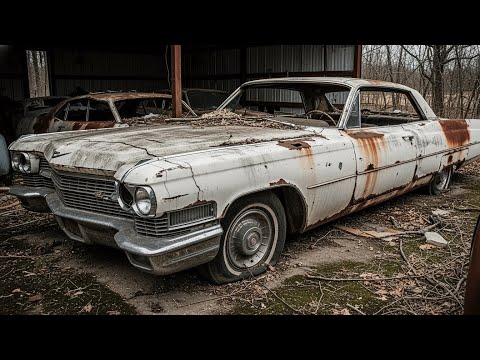 ASMR Car Restoration Full Rebuild of 1961 Cadillac DeVille from Abandoned to Looking New