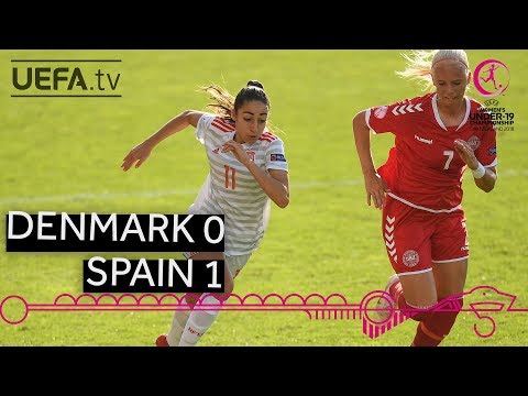 #WU19 EURO semi-final highlights: Denmark 0-1 Spain