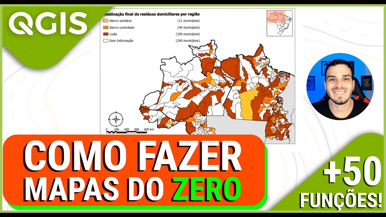 Como Fazer MAPAS no QGIS - Passo a passo para seu Primeiro Mapa (GUIA COMPLETO 2022)