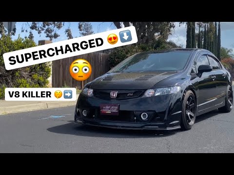 SUPERCHARGED CIVIC SI SOUNDS AMAZING!!!