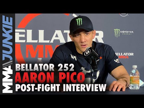 Aaron Pico explains post-KO emotional outburst | Bellator 252 post-fight interview