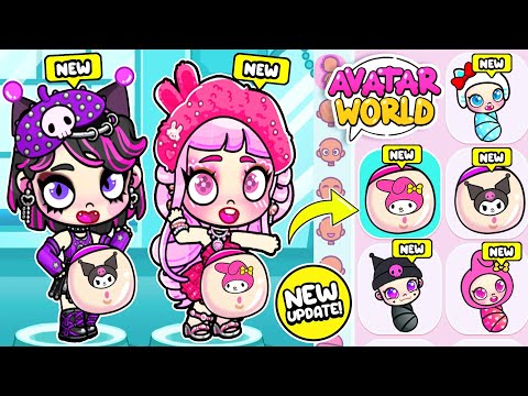 MY MELODY Mom vs KUROMI Mom | Hello Kitty in Toca Boca vs Avatar World
