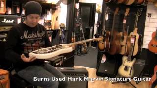 Video thumbnail for Burns Used Hank Marvin Signature Electric Guitar by FretMusicSouthampton