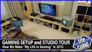 Gaming Setup and Studio Tour - How We Make MLiG in 2016