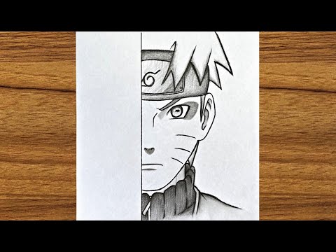 How To Draw Naruto Kurama Mode  Sketch Art Lesson (Step by Step) 