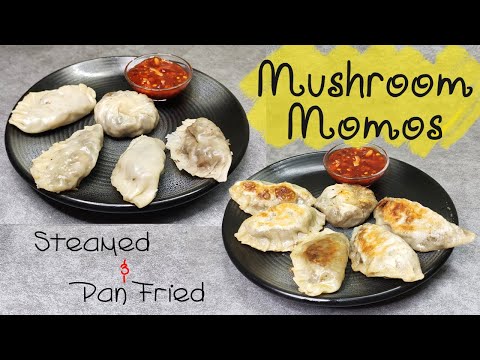 Mushroom Momos Recipe | Veg Momos Recipe | Mushroom recipe | Momos Recipe | Mushroom Dumplings