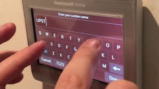 Install of Honeywell RTH9585WF Thermostat and Wifi Control