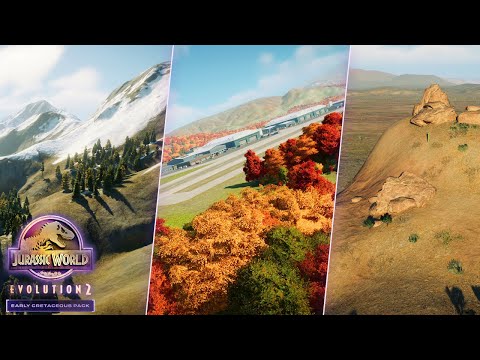 5 NEW MAPS! Flat Options & NEW Colour Grade Options! Jurassic World Evolution 2 Map Showcase