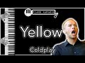 Yellow - Coldplay - Piano Karaoke Instrumental