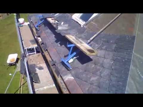 Schiefer decken im Zeitraffer - Pardur Schiefer - Schieferdecker aus Sachsen decken Schieferdach