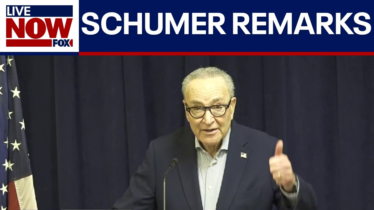Sen. Chuck  Schumer discusses Iran conflict, SAVE Act