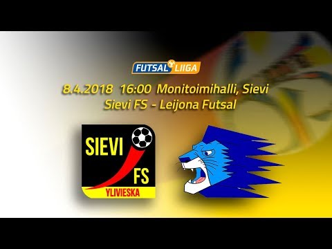 8.4.2018 Sievi FS - Leijona Futsal klo 16.00 Futsal Liiga