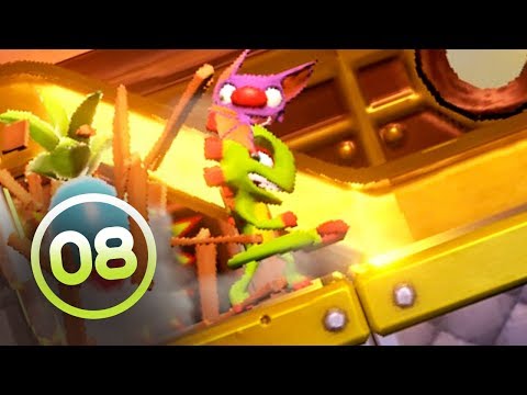 Yooka-Laylee and the Impossible Lair 100% Walkthrough Part 8 - Conveyor Chaos