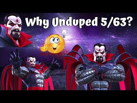 Why I Took Mister Sinister To 5/63 Unduped? Explained! - Marvel Contest of Champions