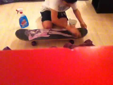 comment nettoyer skateboard