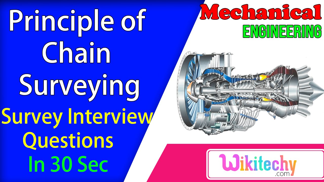 What is the principle of chain surveying | Survey Interview Questions and Answers