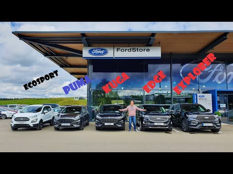 Der XXL Vergleich - Alle SUVs von Ford im Test - 2020 Ford Explorer, Edge, 2020 Kuga, Puma, Ecosport