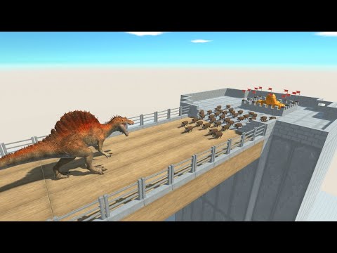 Unstoppable Pig Kingdom Army vs ALL UNITS on Wooden Bridge Animal Revolt Battle Simulator